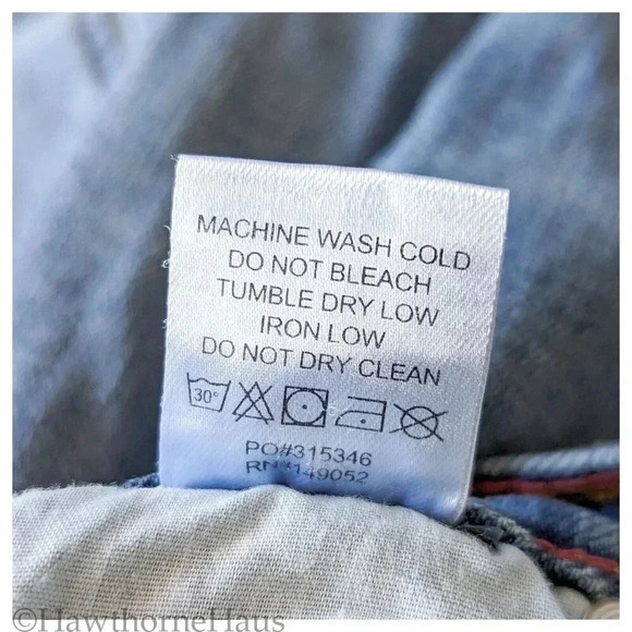 FASHION NOVA Gerrit Boyfriend Jeans Size 16 Blue Medium Wash Stretch Inseam 27" - Picture 10 of 10